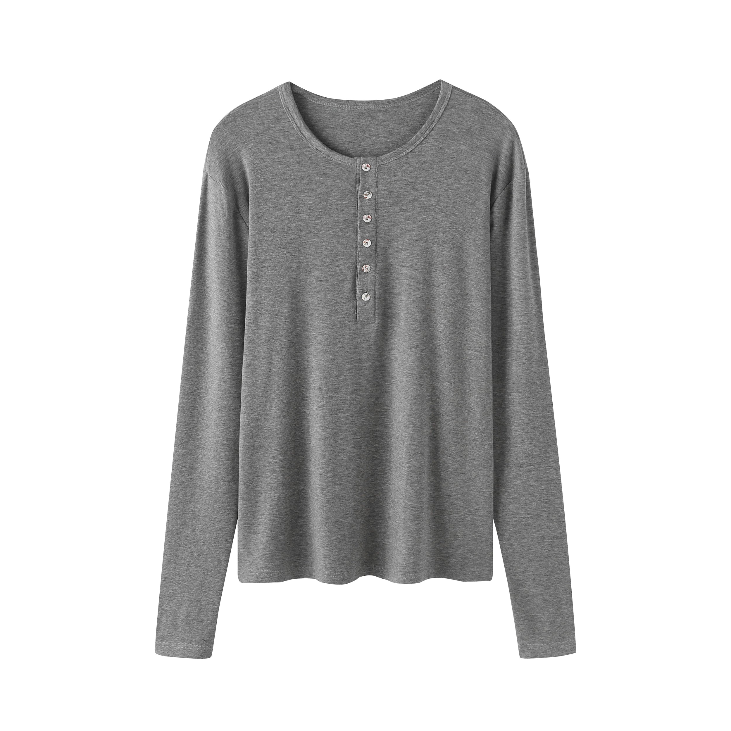 DIMC Tencel Wool Slim Fit Breathable Micro Elastic Long Sleeve