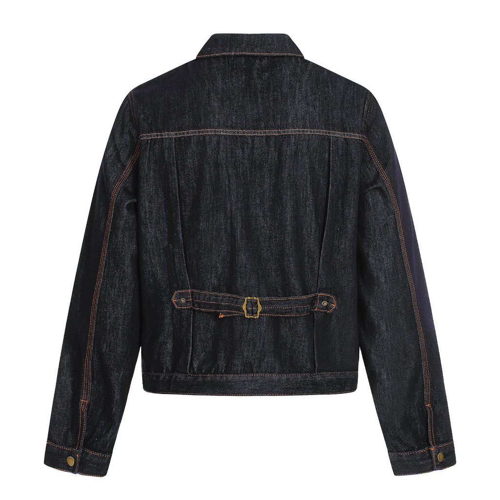 11KN Vintage Denim Lapel Jacket
