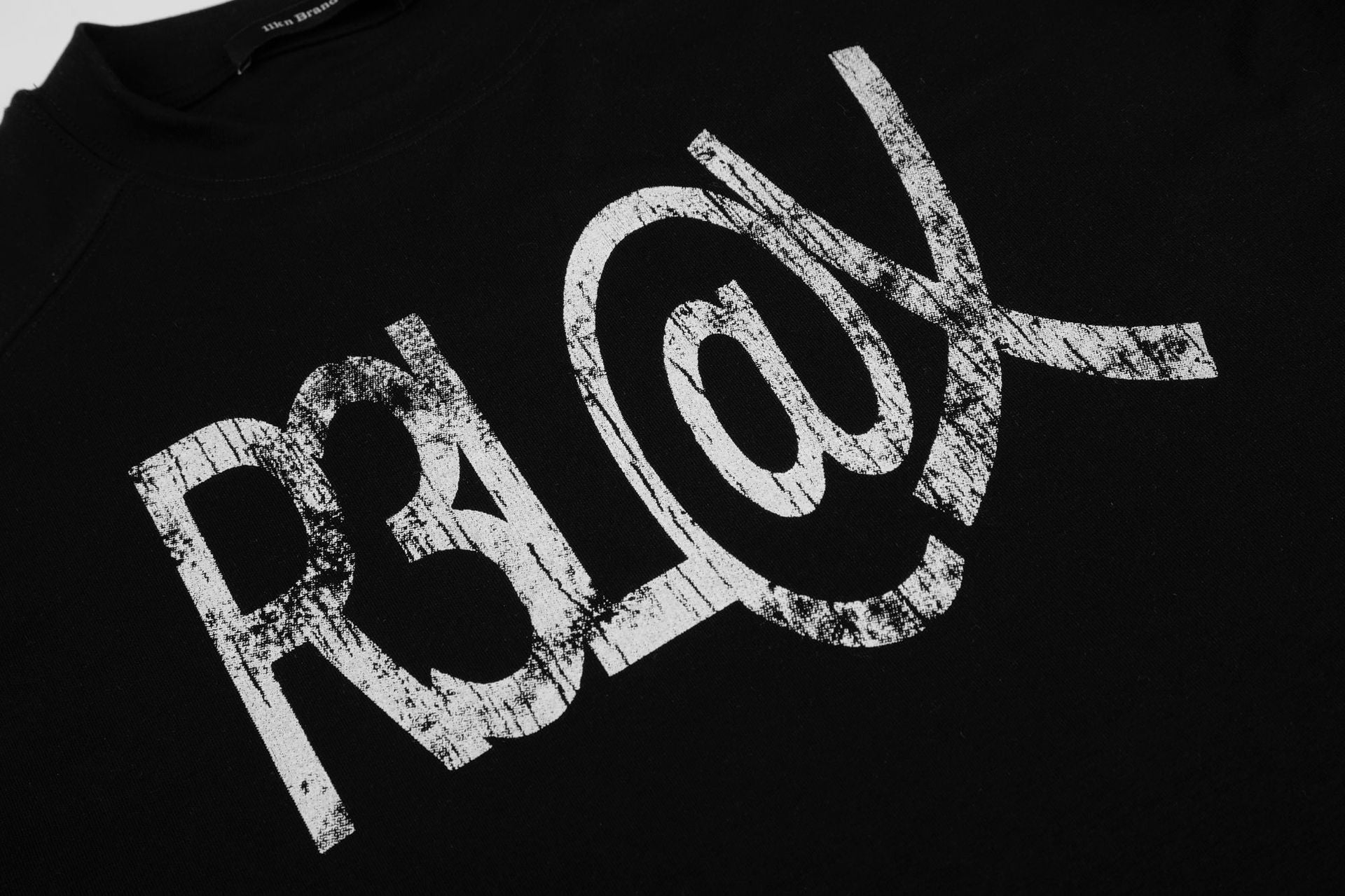 11KN Loose Letter Symbol Printing Casual Tee