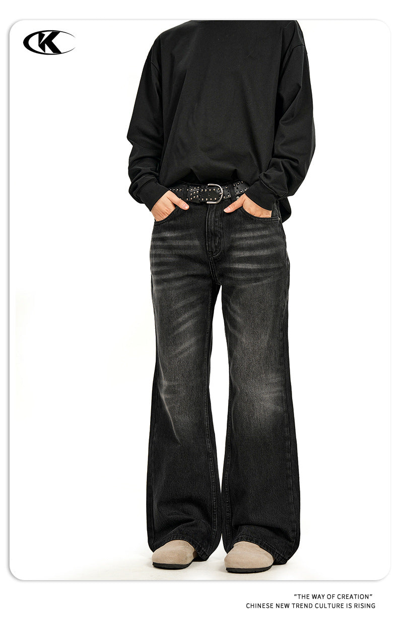 11KN Vintage Flared Slim Slim Straight Jeans