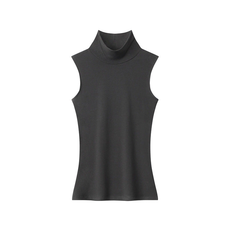 Nariele Turtleneck Sleeveless Inner Slim-fit Vest