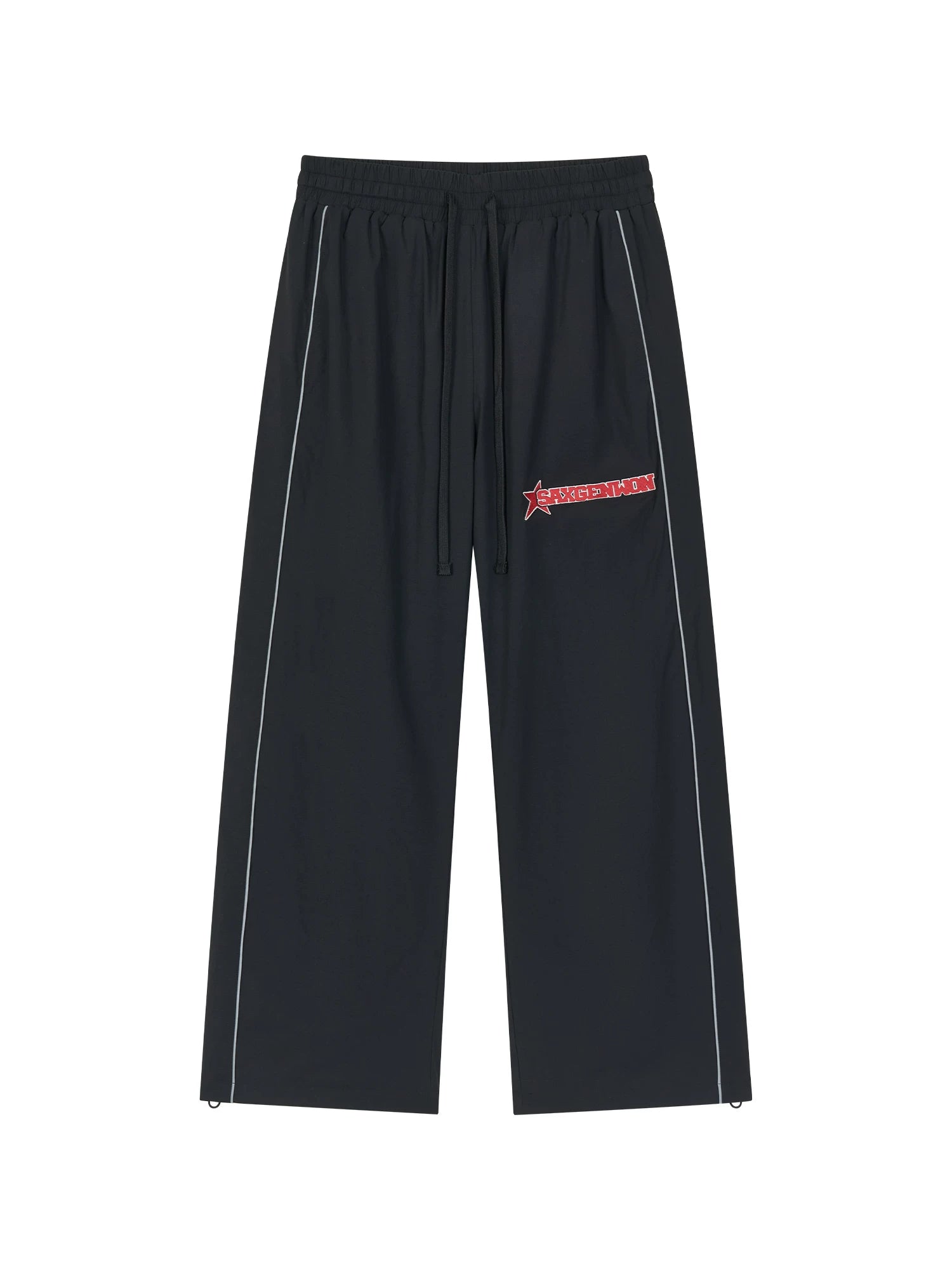 SAXGENWON Hooded Sports Jacket Embroidered Sweatpants Set