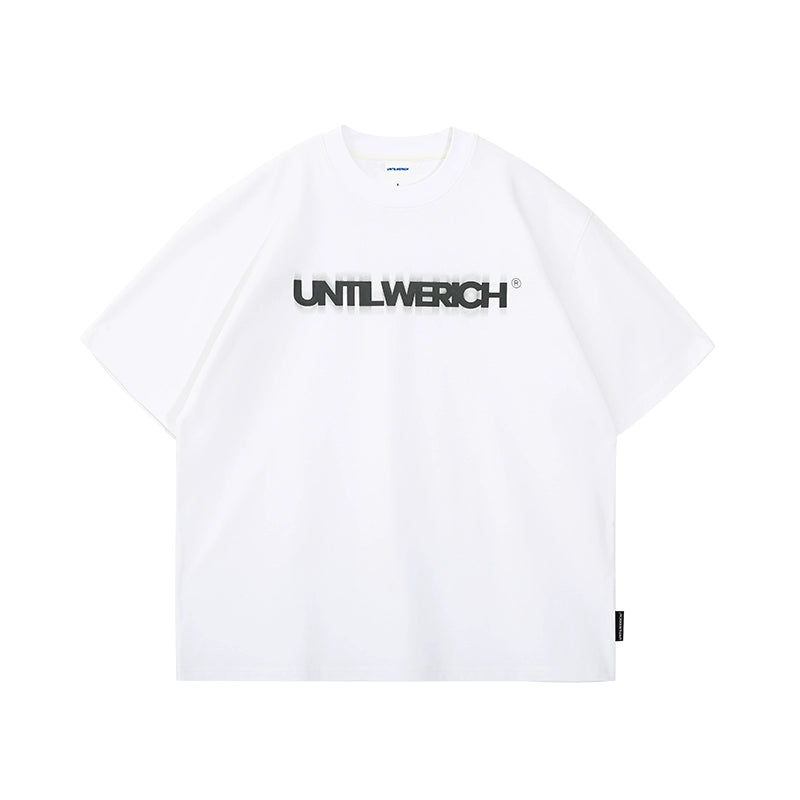 Untilwerich Crewneck Print Small Neckline Tee