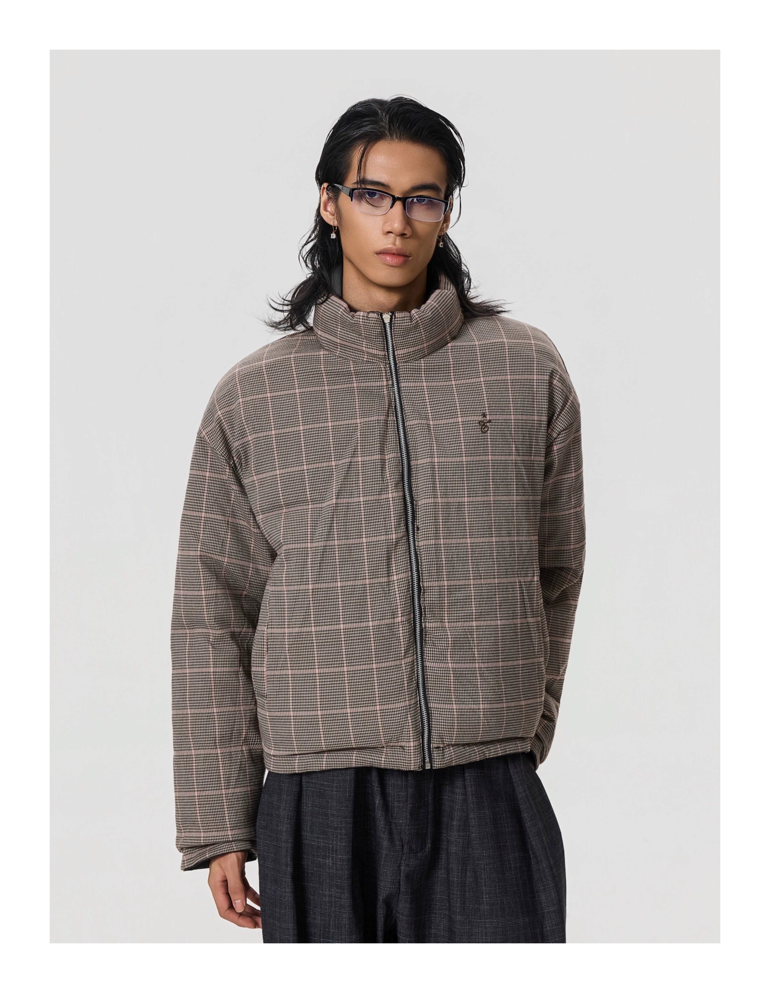 BTSG Double-sided Wear Stand-up Collar Thermal Cotton-padded Coat