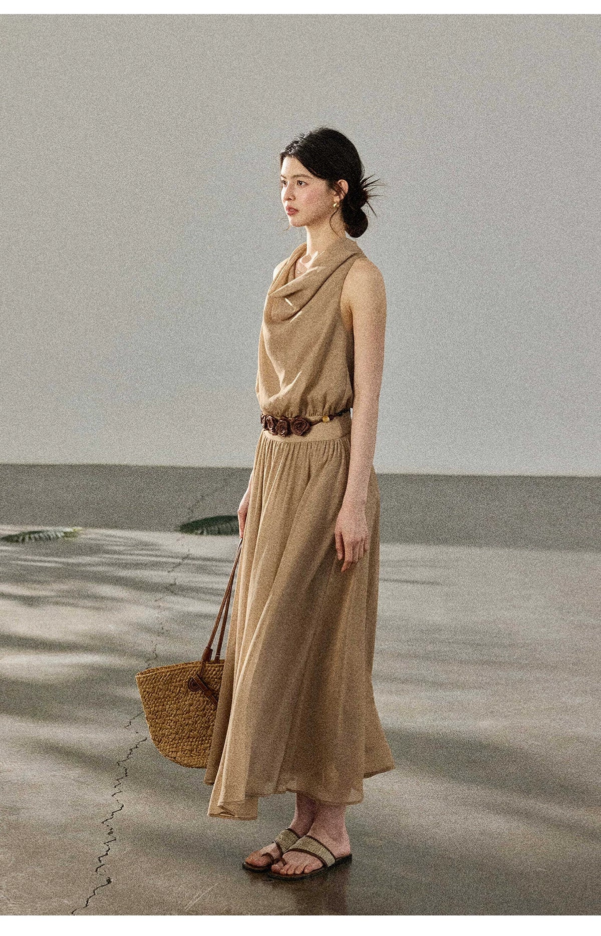 TYANG Neck Temperament Gentle Dress