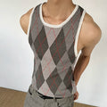 Chein Niche Premium Rhombus Woolen Vest