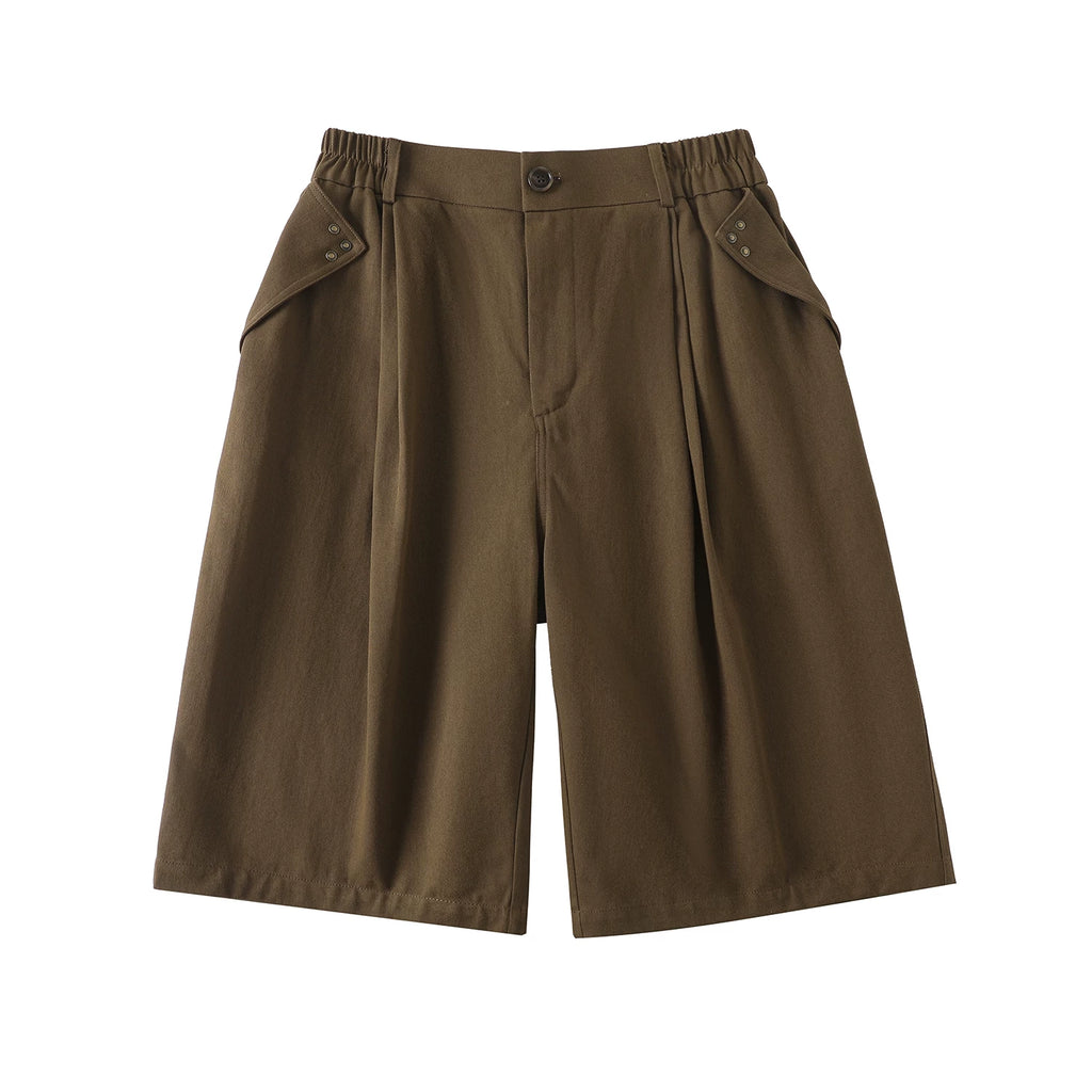 LR MADE Rivet Pleated Shorts
