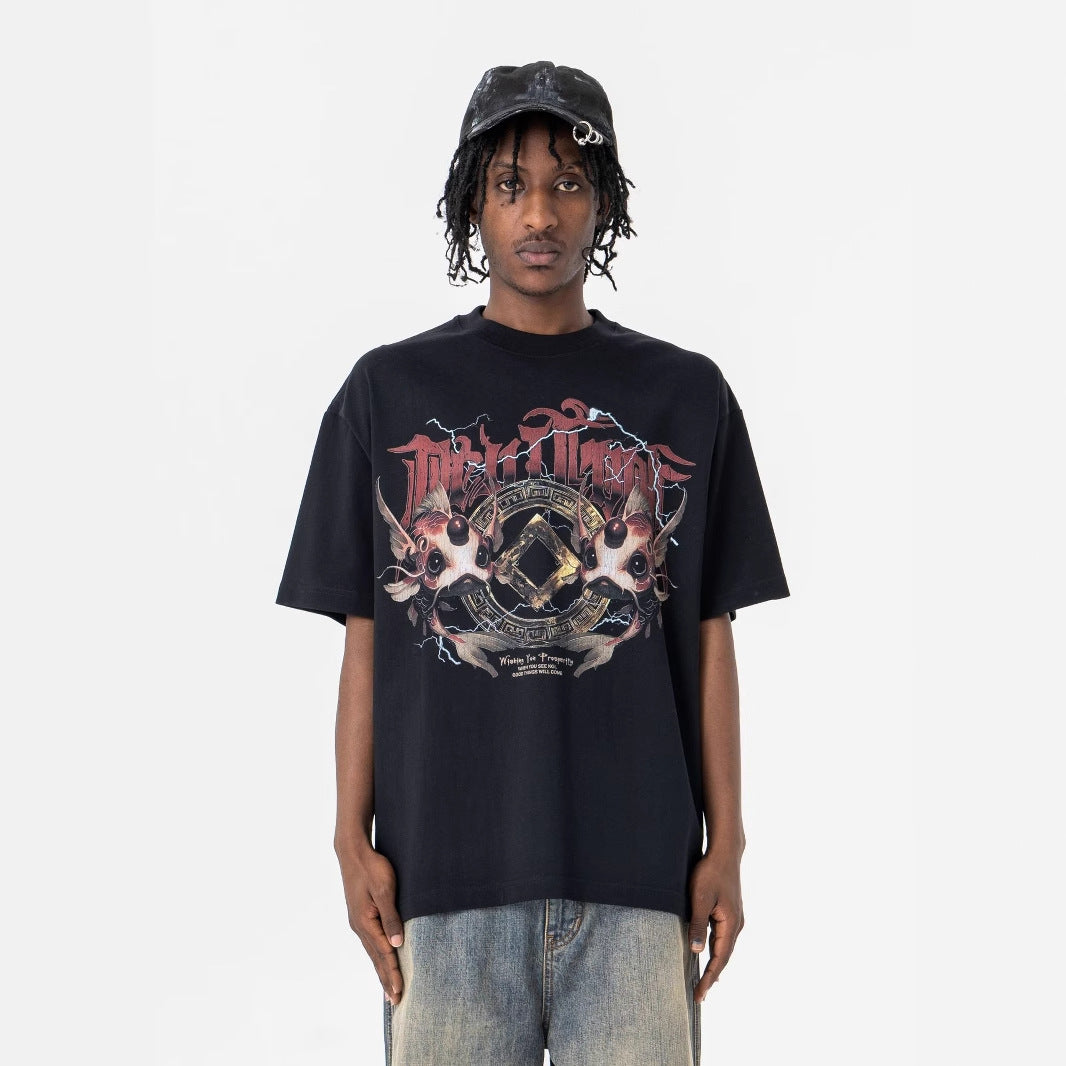 FORGIVNESS SUPER WAY Tide Brand Casual Loose Tee