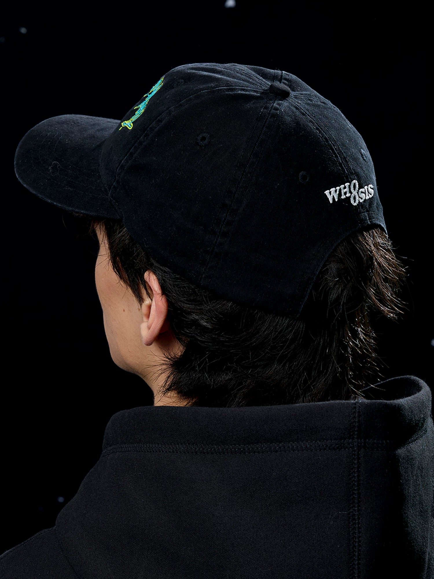 WHOOSIS Base Logo Embroidered Soft Top Hat