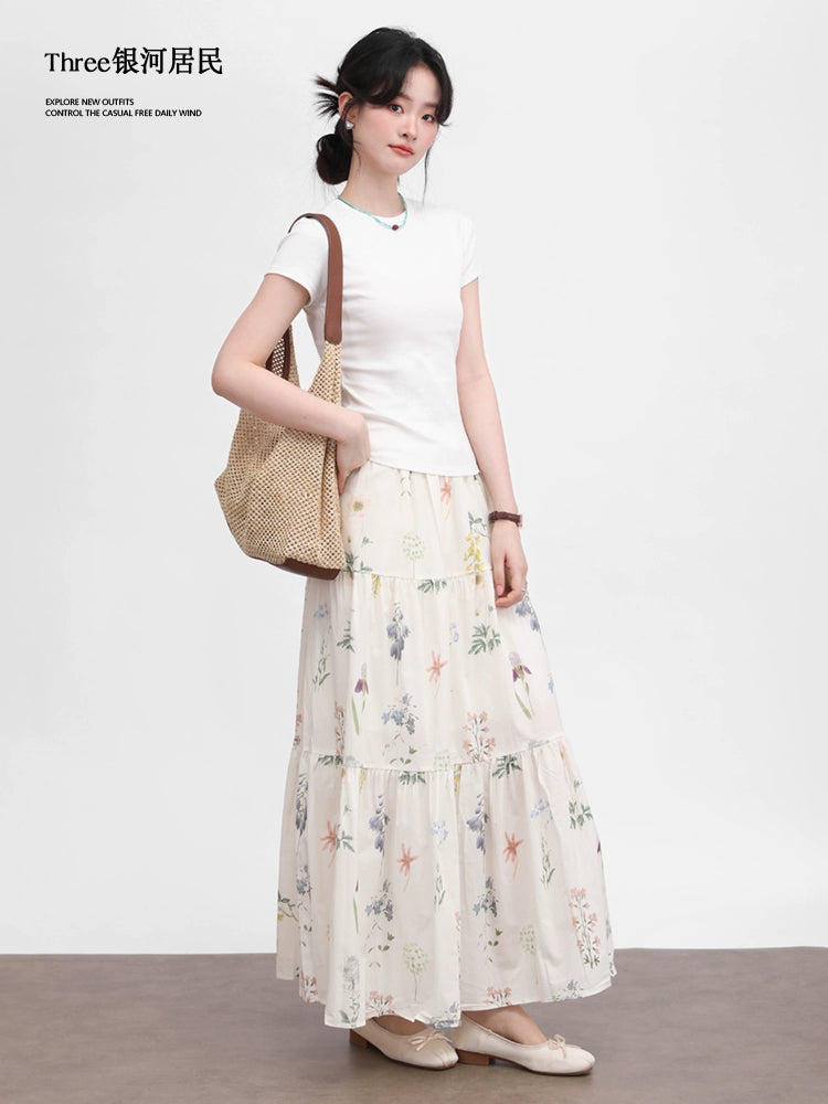 Three Gentle Floral Skirts