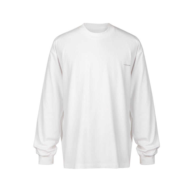 VLABMADE Simple and High-end Small Logo Printing Long Sleeve
