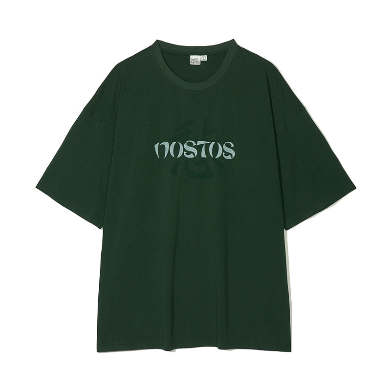 PARTIMENTO Loose Casual Crew Neck Tee