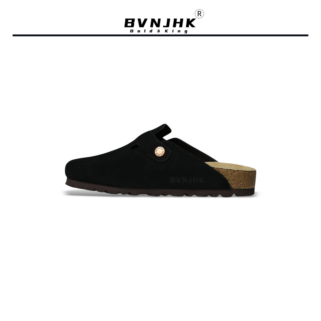 OQ X BVNJHK Suede Clogs