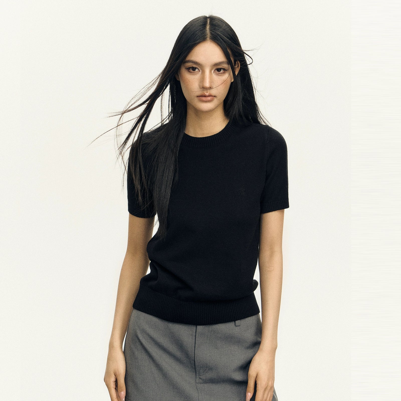 Ariseism Vintage Crew Neck Knitted Tee