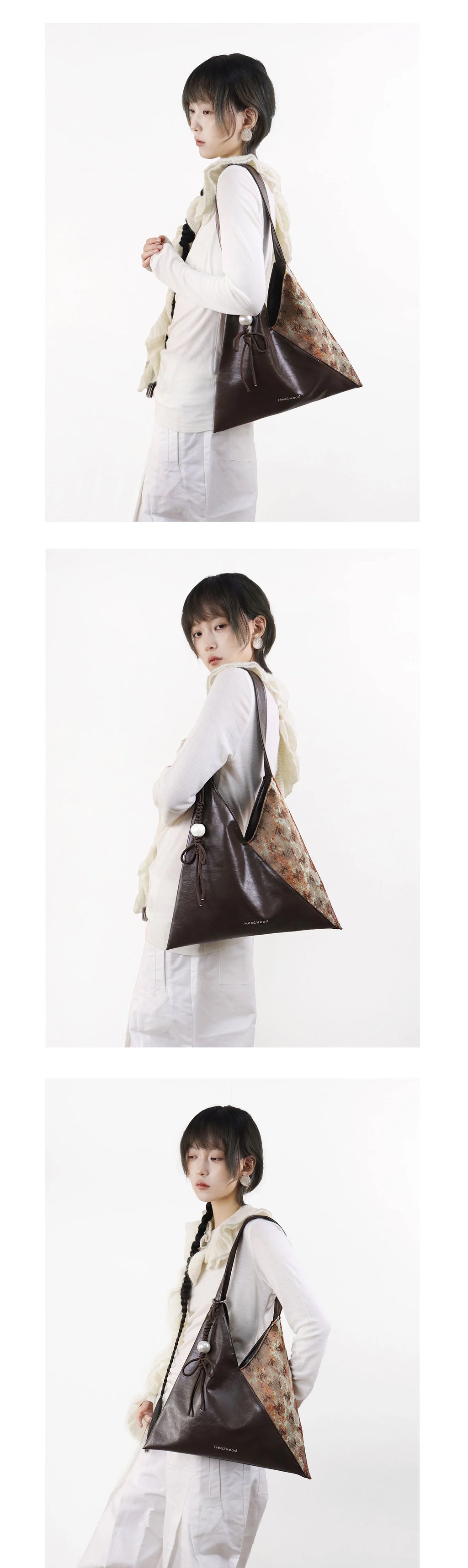 Heelwood Colour Matching Knot Shoulder Bag