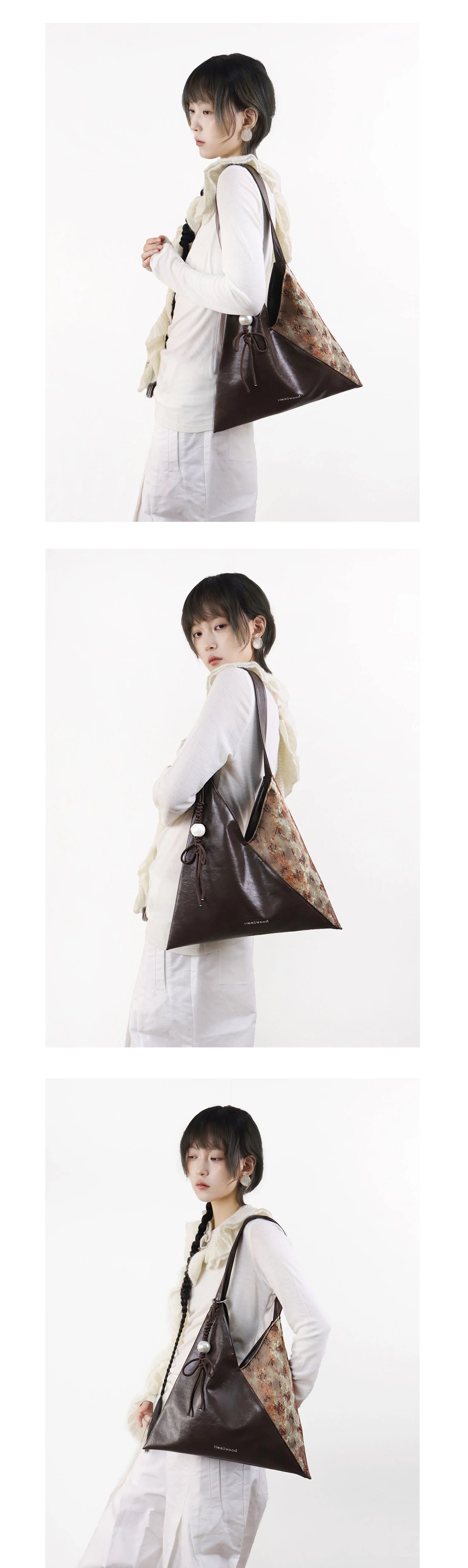 Heelwood Colour Matching Knot Shoulder Bag