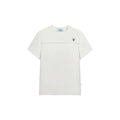 CRICLE CAGE Slim-fit Embroidery Tight Front Shoulder Tee