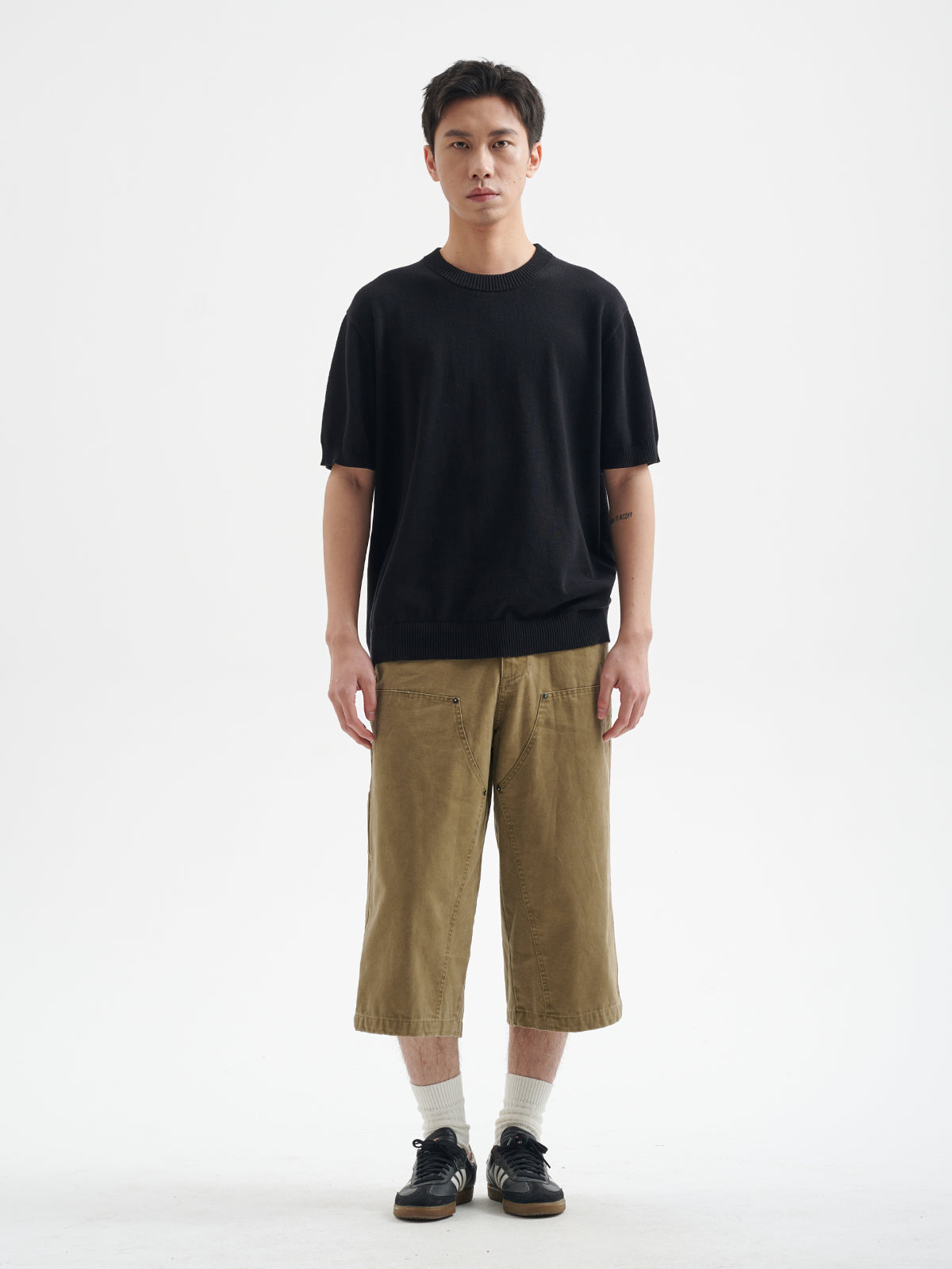 BUTTBILL 25SS Urban Safari Vintage Commuter Japanese Leaven Wash Logging Tooling Capris Shorts