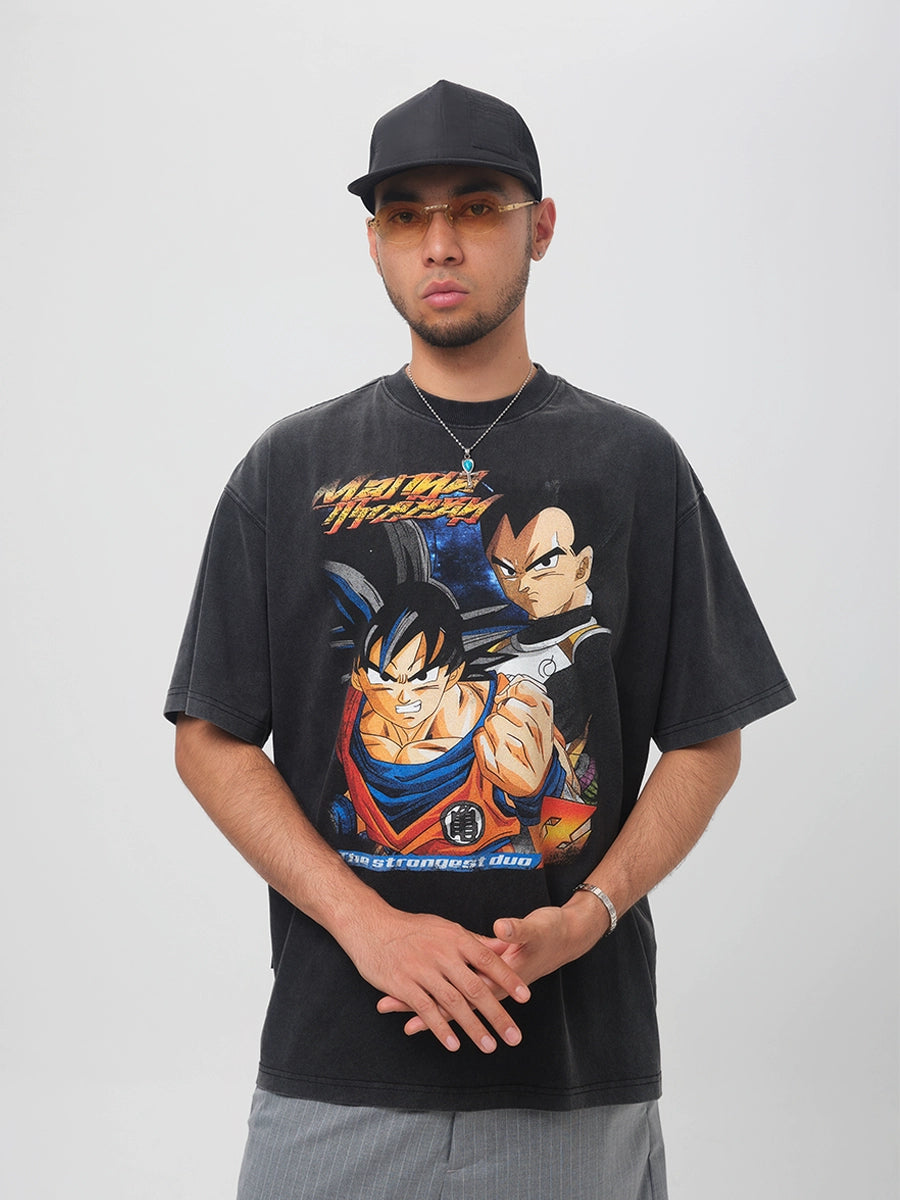 ComicTree Cartoon Spoof Dragon Ball Crew Neck Tee