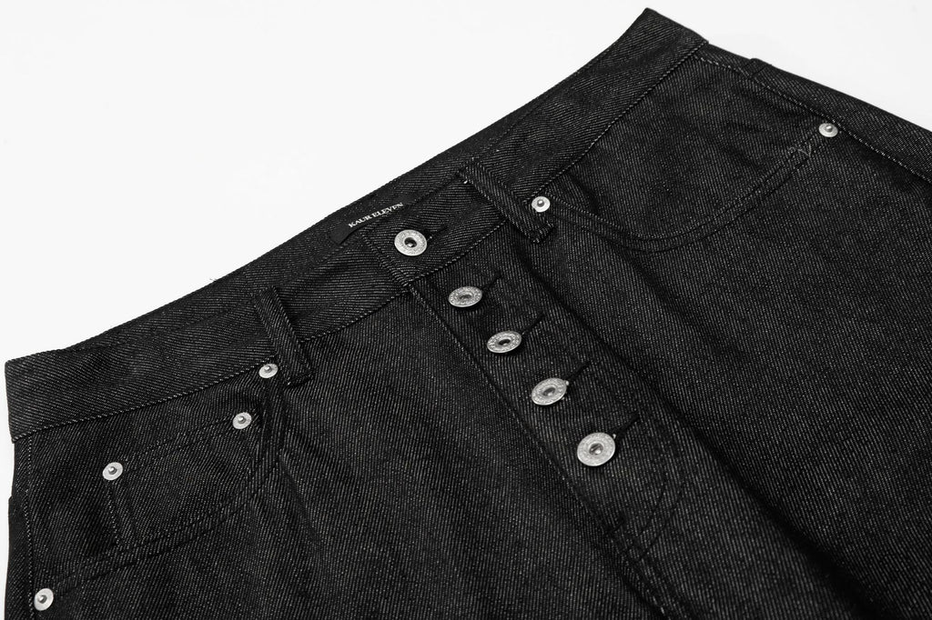 11KN 11oz Raw Denim Straight-Leg Jeans