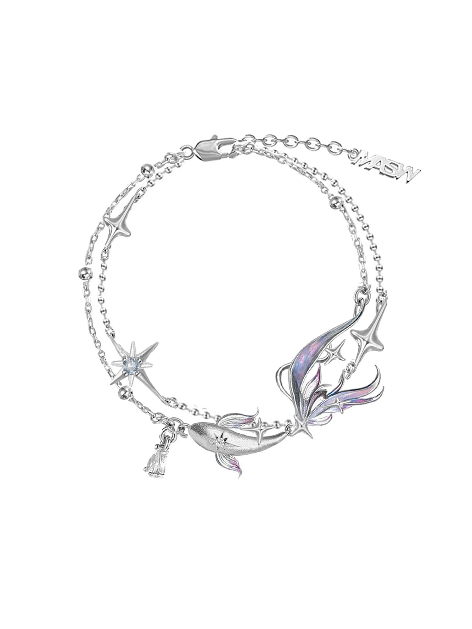 MASW Light Luxury Super Fairy Gradual Change Bracelet