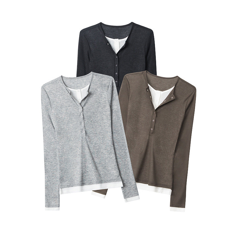 Nariele College Colour Contrast Chic T-Shirt