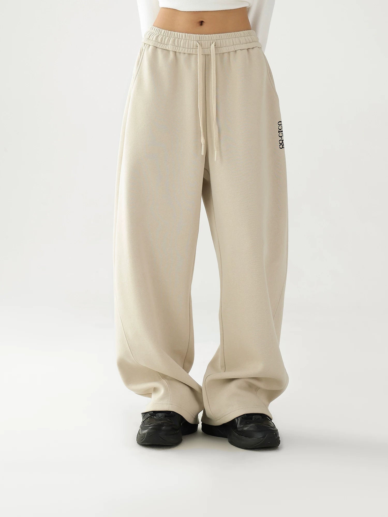 AceStudios Casual Letter Print Drawstring Sweatpants