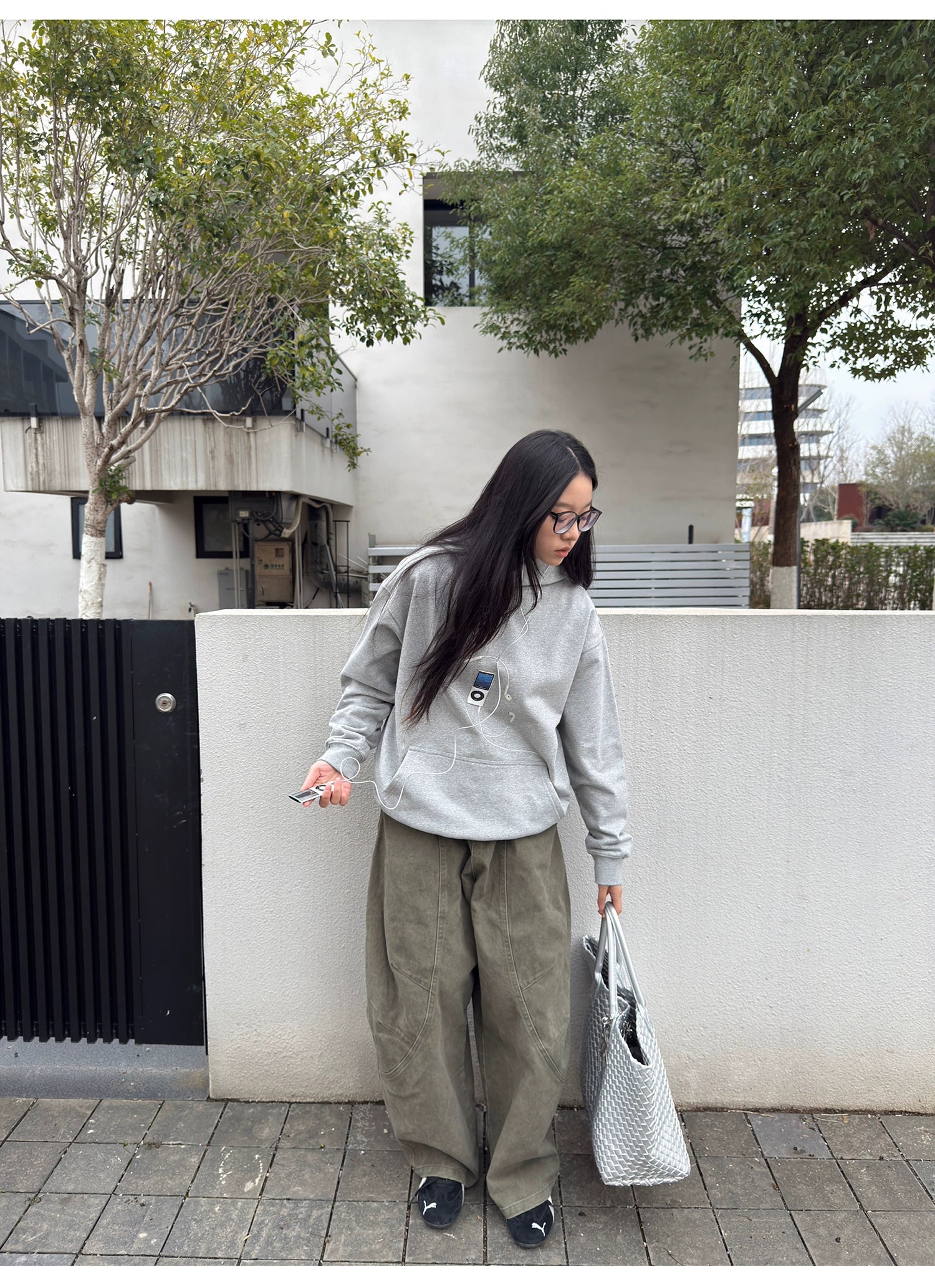 RAINMAKE Creative 3D Printed Short Wide Hooded Sweater