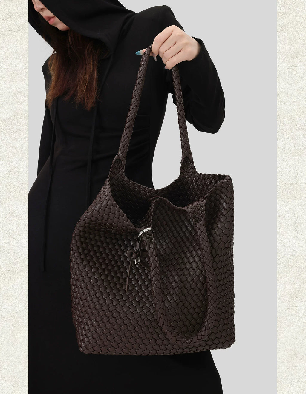 Msmountain Braided Large Capacity Shoulder Bag