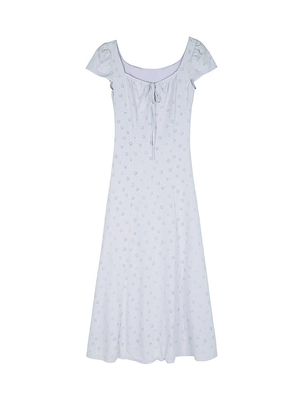XUJING Floral Waist and Thin Dress