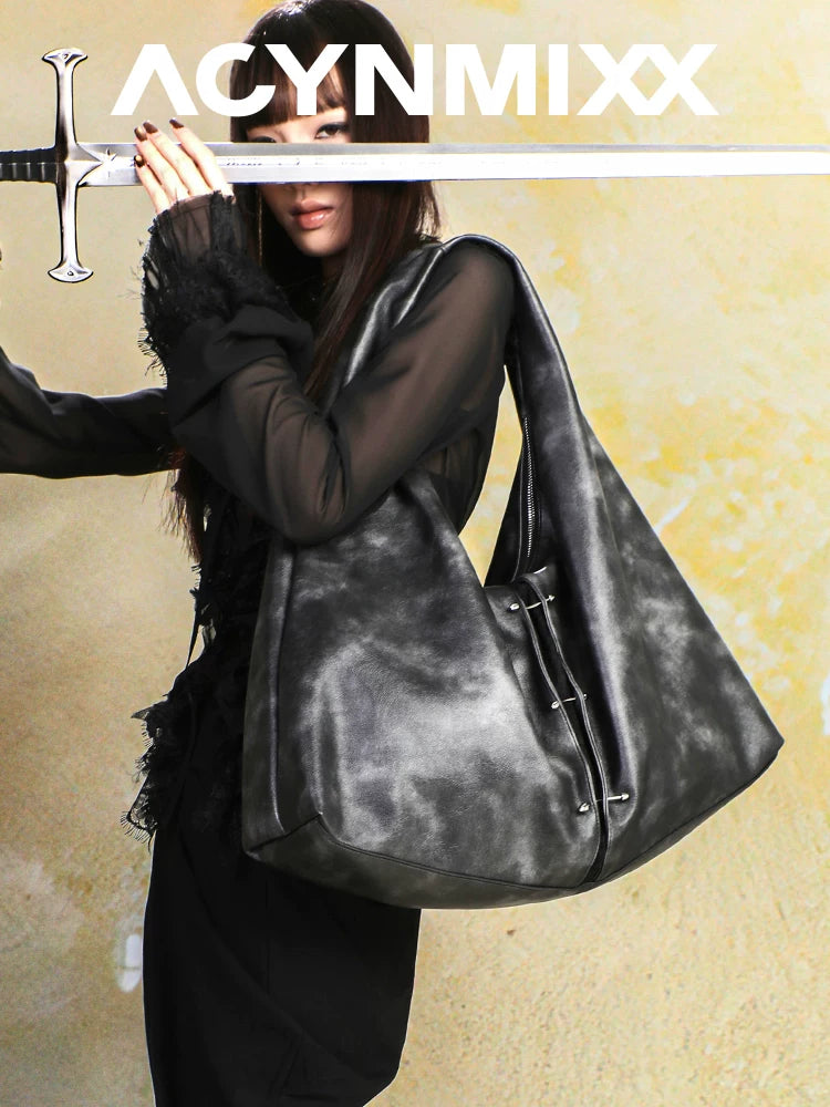 Acynmixx Vintage Lace Large Capacity Tote Bag