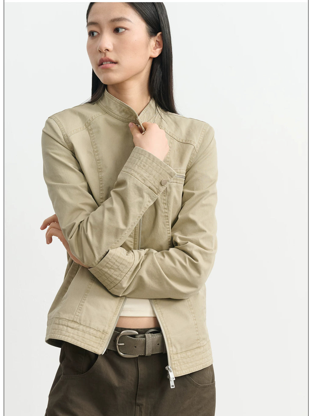LINY LIBERTY Vintage Loose Short Waist Jacket