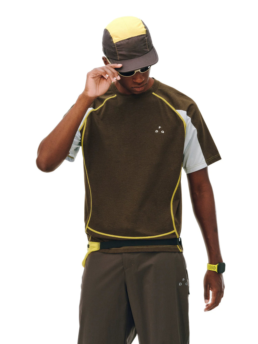 FPA Contrasting Splicing Quick Drying Casual Tee