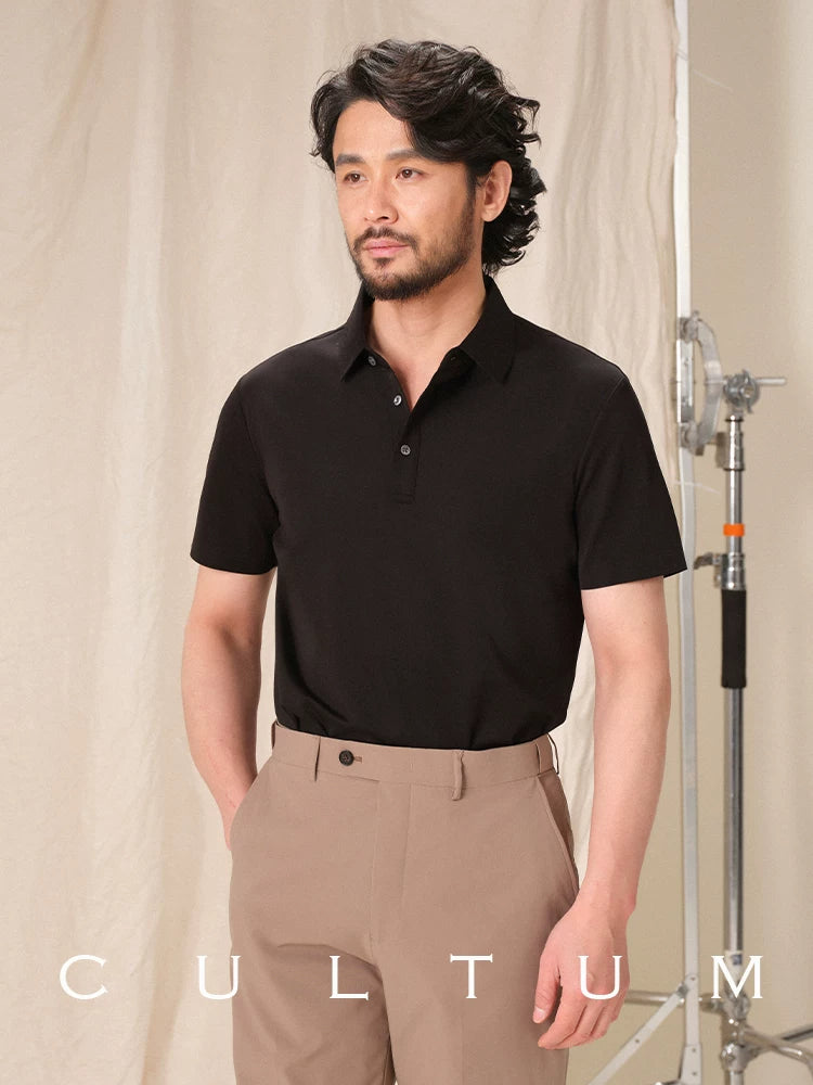 CULTUM Business Commuter Polo Shirt Casual Tee