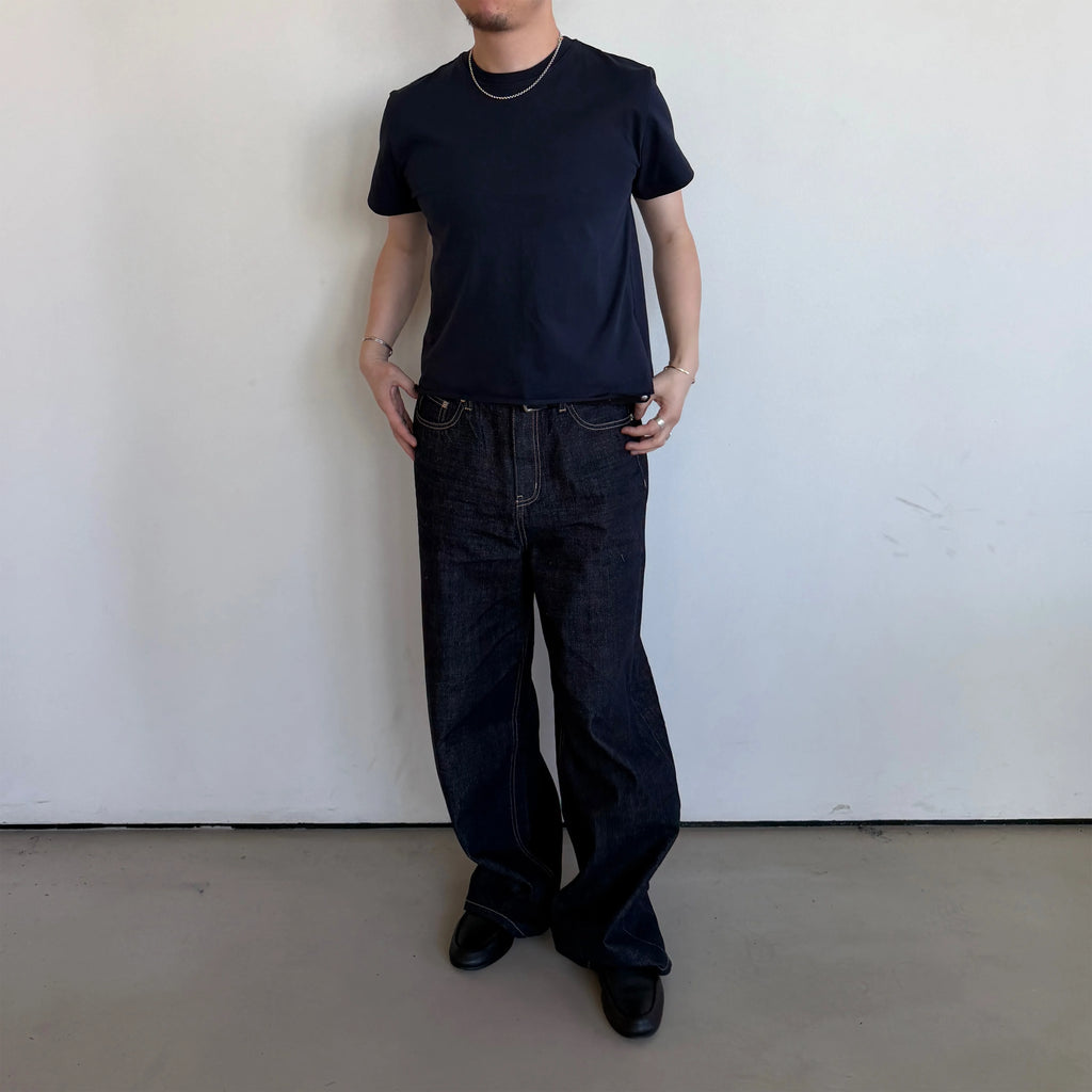 Anniehall Vintage Pleated Loose Jeans