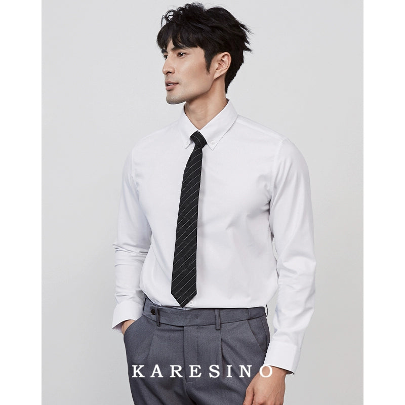 KARESINO Anti-wrinkle Casual Light Luxury Shirt Long Sleeve