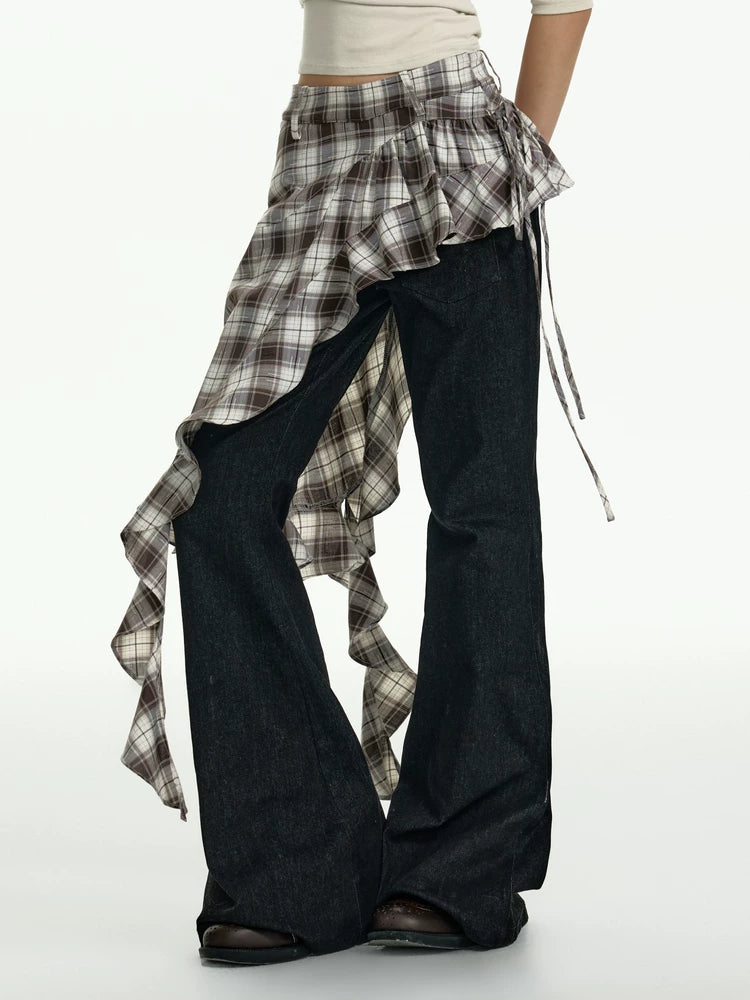 TGNS Checked Fart Curtain Jeans