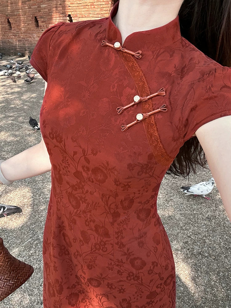 ZIHE High-end Fringed Splicing Dress