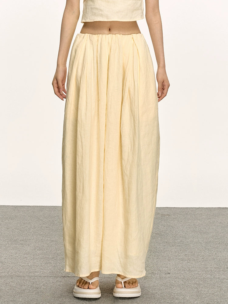 Anna Aneae Waist Tube Top Two-piece Set