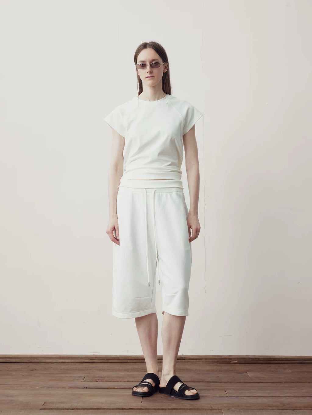 COLN Fold-waist Casual Sweatpants