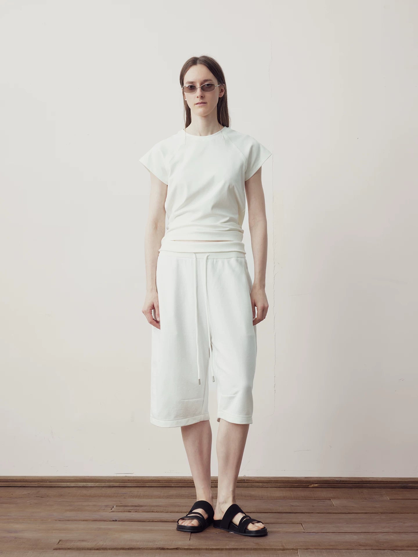 COLN Fold-waist Casual Sweatpants