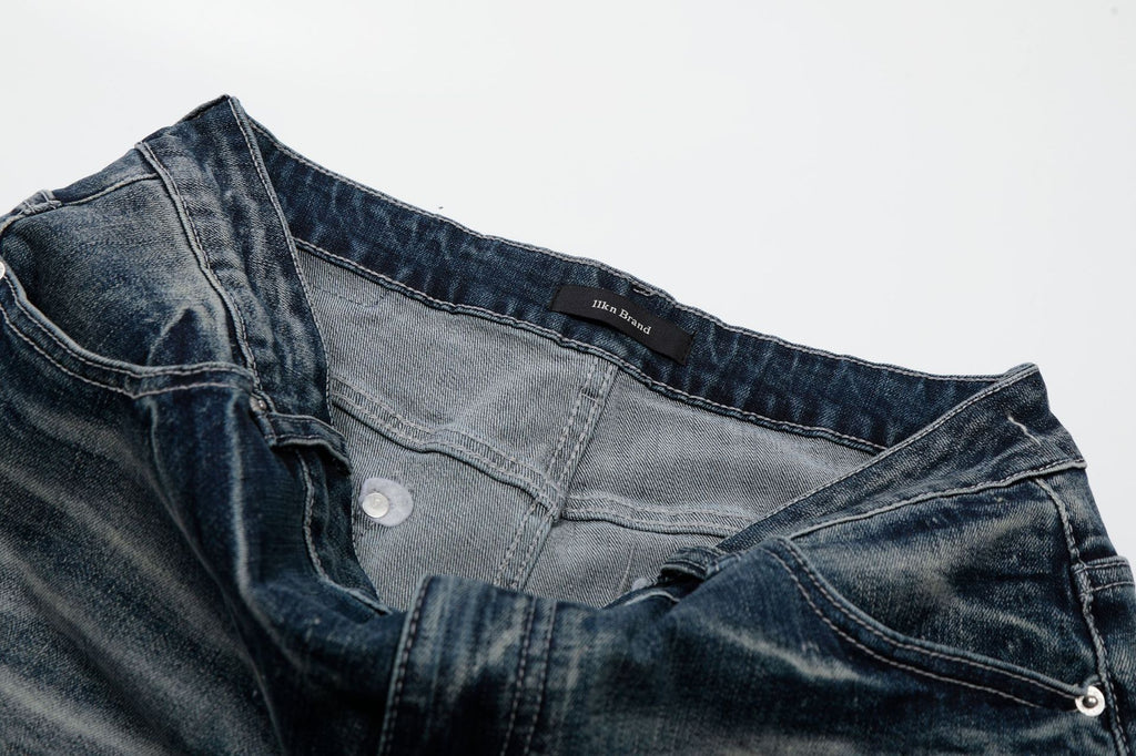 11KN 11 oz Indigo Whisker Flare Jeans