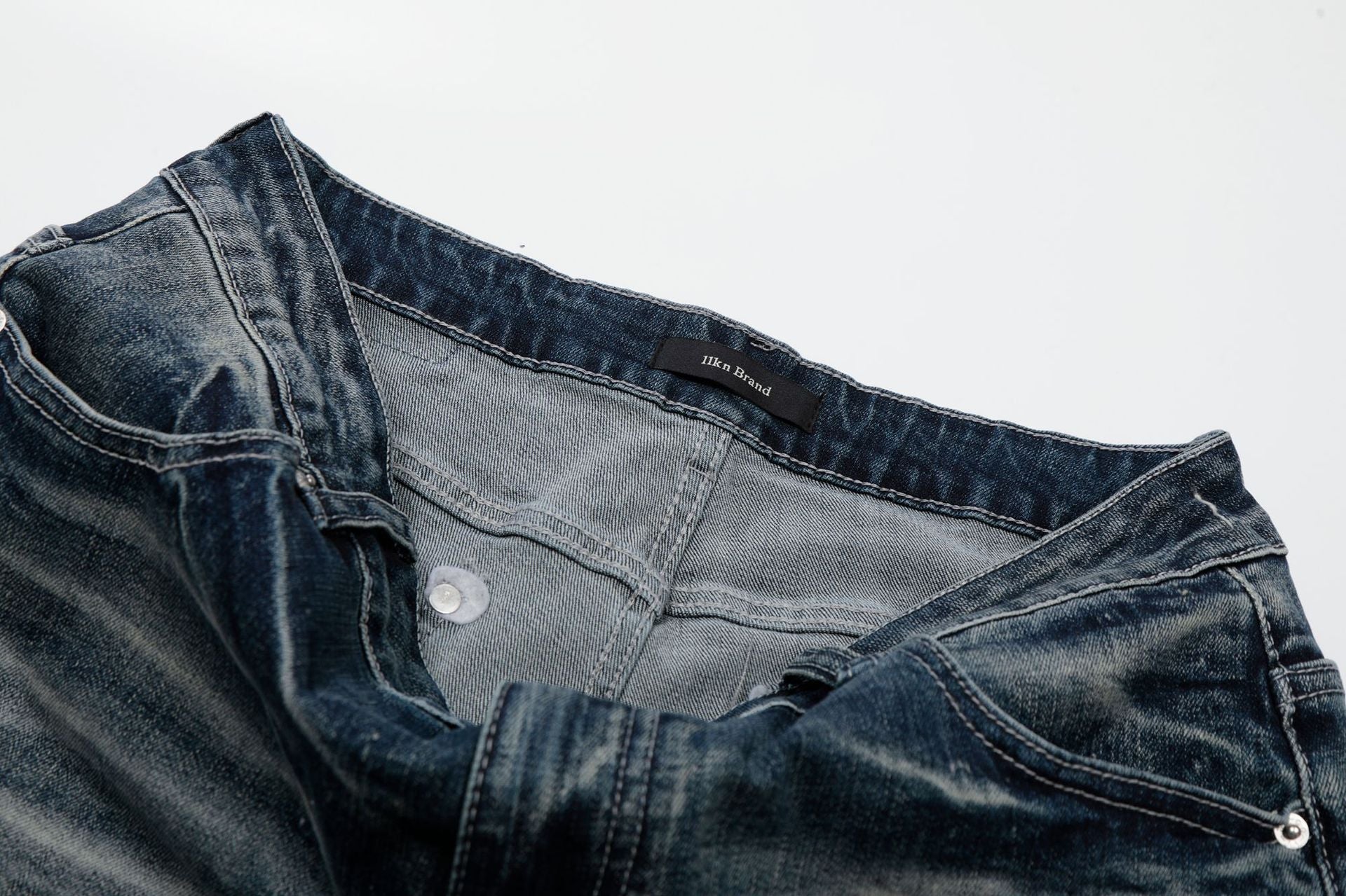 11KN 11 oz Indigo Whisker Flare Jeans