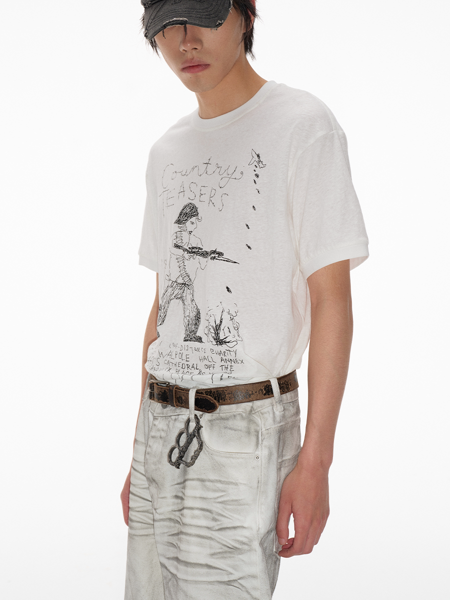 JCAESAR Digital Direct Injection Printing Breathable Tee