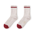 Maden Retro Thick-knit Striped Tube Socks