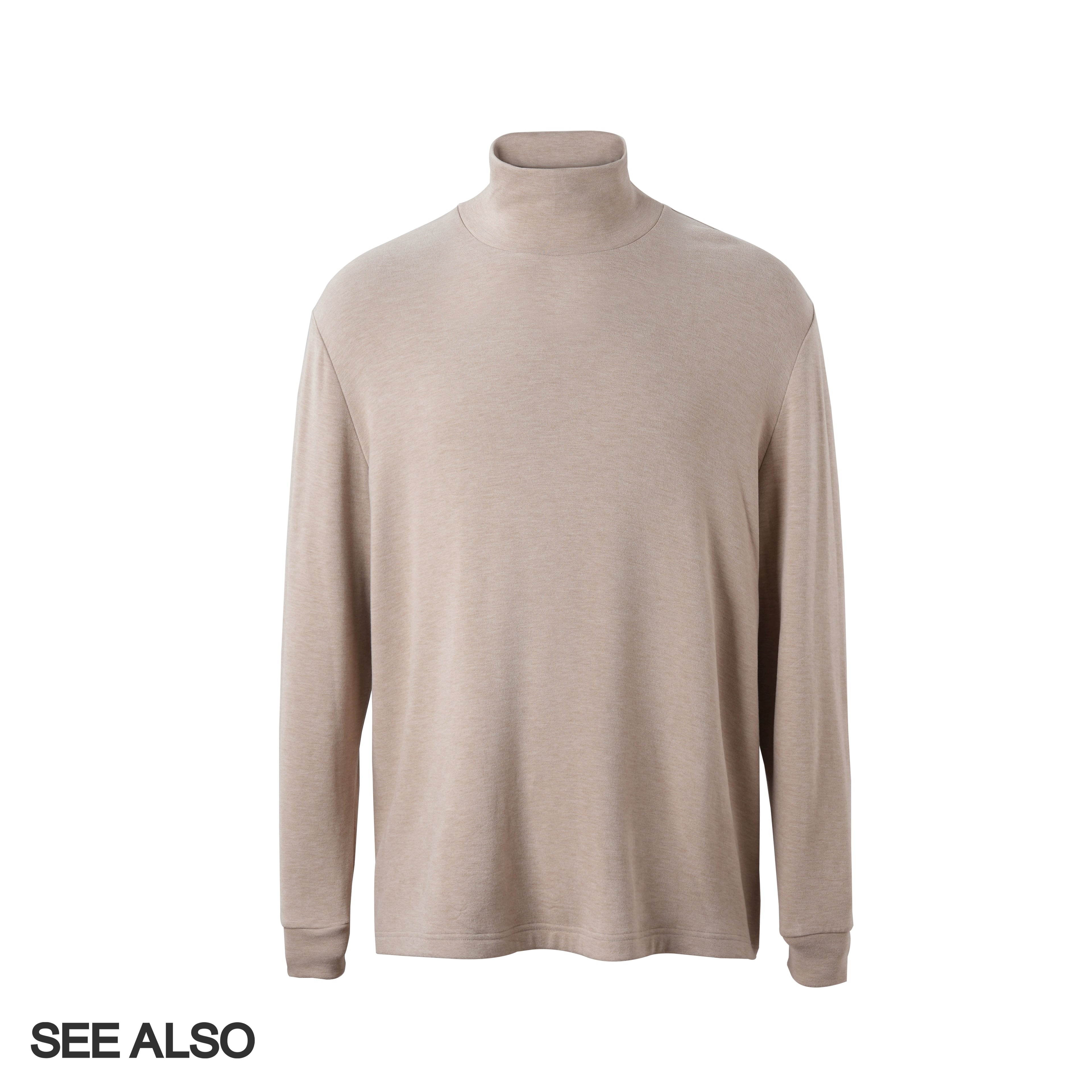 SEEALSO "row wind bulky velvet" 320g keel autumn and winter warm long-sleeved delicate soft bottoming shirt 007