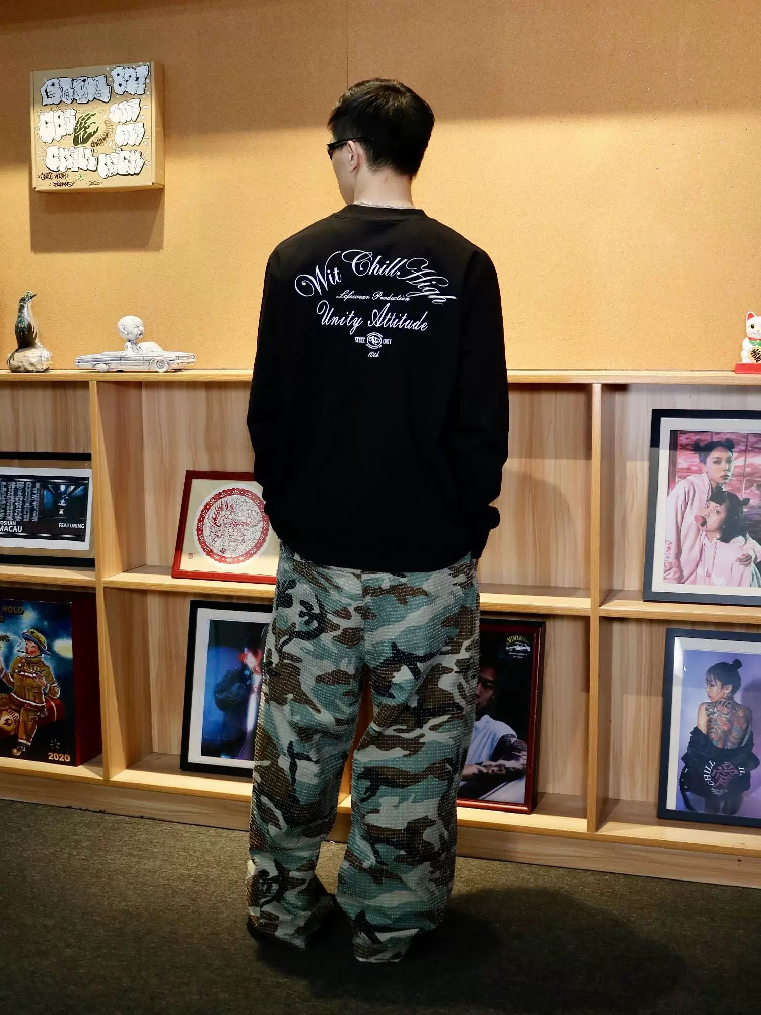 ChillHigh Crew Neck Foundation Loose Long Sleeves