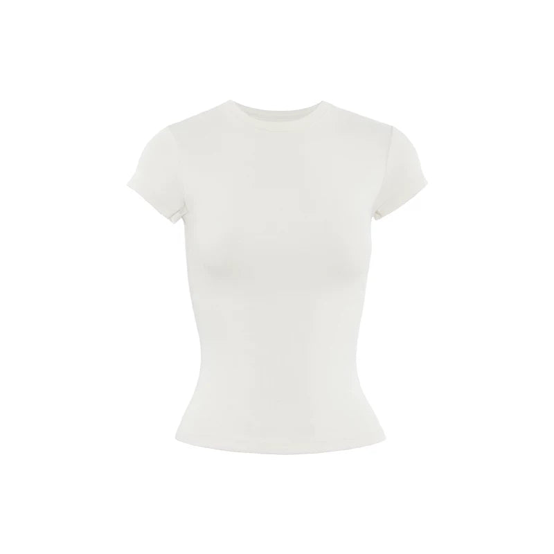 Audwyn Crew Neck Slim Skinny Versatile Tee