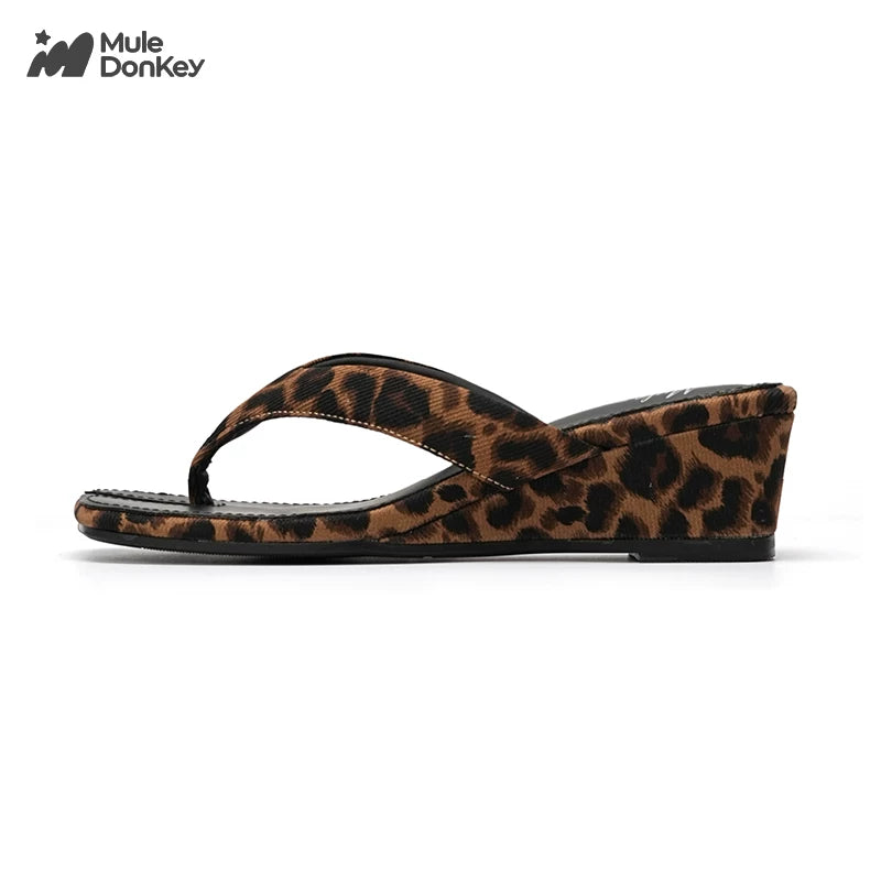 Donkey Thick-soled Outerwear Pinch Slippers