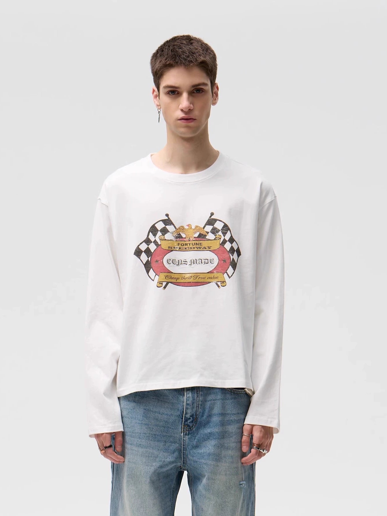 CENSMADE Racing Old Printed Long Sleeves